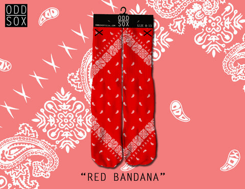 Red Bandana (odd sox)