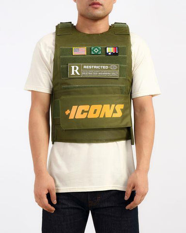 Icons Vest (Olive)